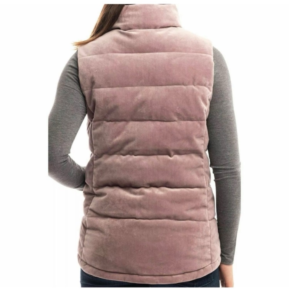 ZeroXposur women's velour pink ash puffer vest size small - Picture 2 of 7